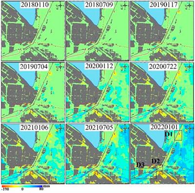 Deformation monitoring and influence factor analysis of expressway over strong saline soil based on an advanced multi-temporal InSAR technique